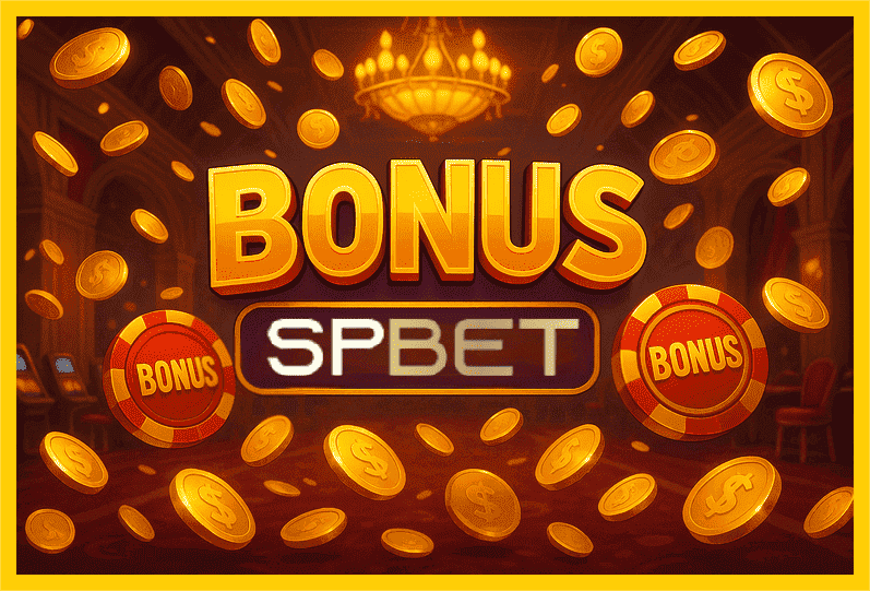 Imagem promovendo bônus SPBET888 com recompensas imperdíveis.